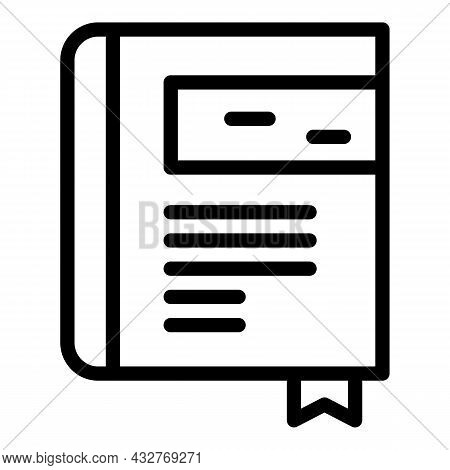 Data Folder Icon Outline Vector. File Document. Business Storage