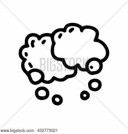 Speech Bubble Line Vector Doodle Simple Icon