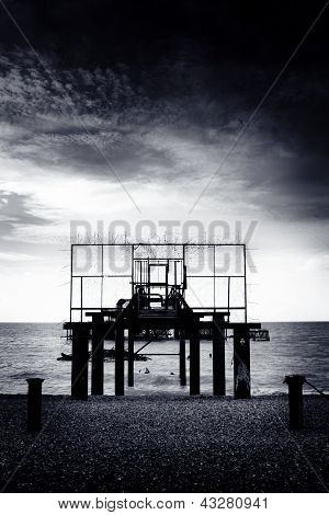 Brighton West Pier, England, Uk