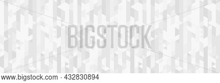 Seamless Polygonal Pattern. Tiled Background. Seamless Abstract Texture. Geometric Wallpaper. Black 