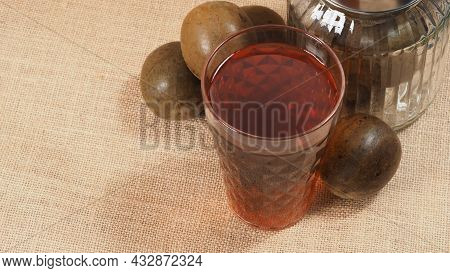 Monk Fruit Or Luo Han Guo. Dried Fruits For Healthy Sweetener Drink.