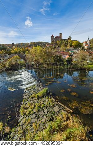 Castle Hardegg in Austria - travel and architecture background