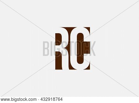 Abstract Rc Letter Mark Modern Logo Design Template