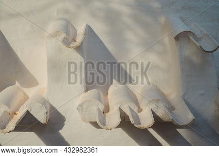 Details of the small town of Binibeca Vell in Menorca, Balearic Islands, Spain