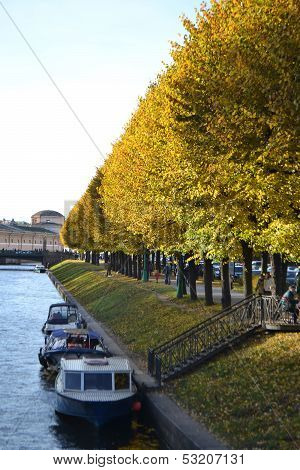 River Moika In St.petersburg