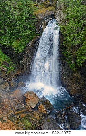 Hidden Falls In The Wilds