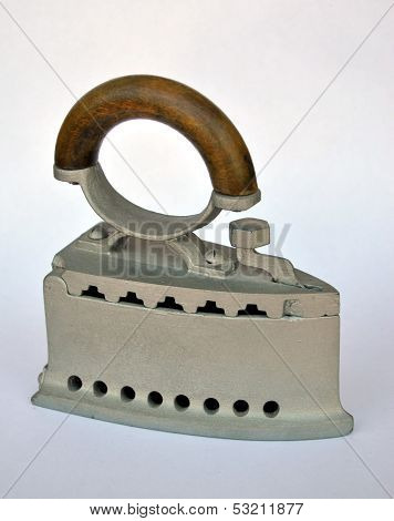 old silver metallic iron