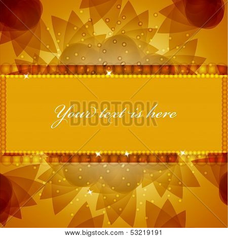 Floral card summer color