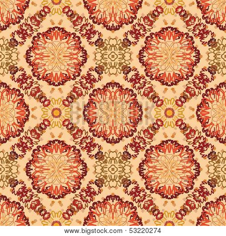 Light background vintage  flowers seamless