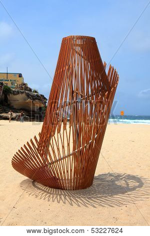 Sculpture By The Sea Exhibit At Bondi Australia