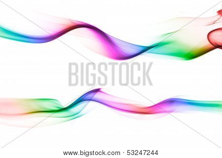 Abstract Colorful Smoke Photo