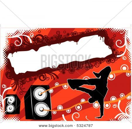 Breakdance Party Flier