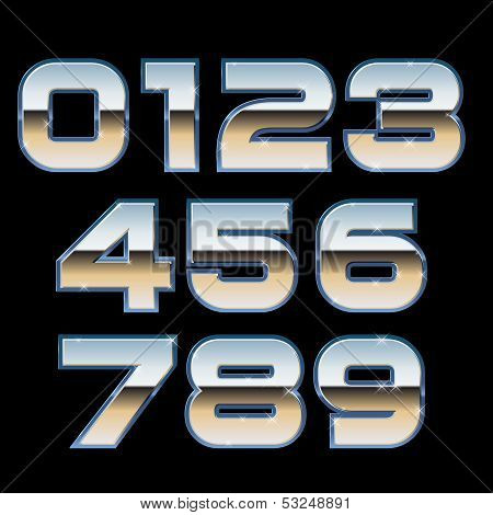Vector Metal Font