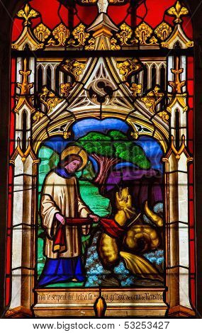 Stained Glass In Bayeux