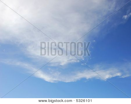 Chmury cumulus Humilis