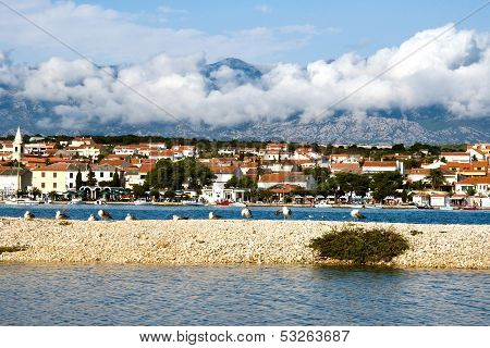 Novalja on the island Pag, Croatia