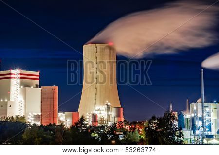 a coal-fired power plant