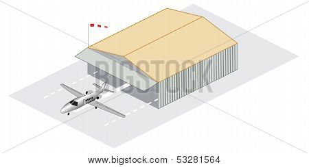 Isometric Jet Hangar
