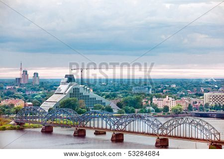 Riga, cityscape from Latvian Academy of Sciences