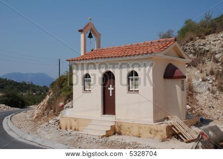 Cappella lungo la strada, Meganissi