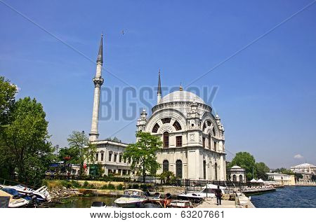 Dolmabahce Mosque In Istanbul
