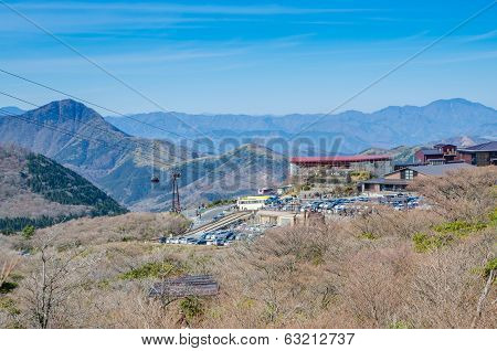 Owakudani, Sulfur Quarry In Hakone, Japan