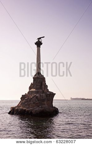 Scuttled Warships Monument In Sevastopol, Crimea