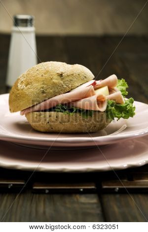 lækre skinkesandwich