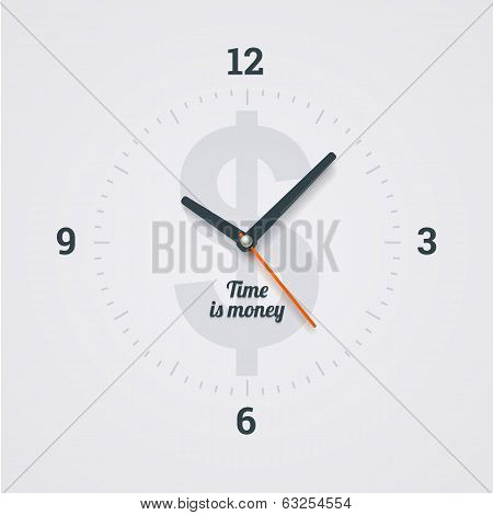 Time is money.