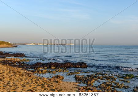 Beach Of Torre Canne At Dawn (italy)