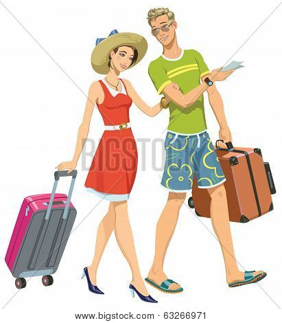 on vacation