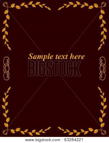 Frame golden