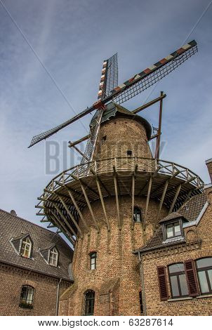 Old Windmill In The Center Of Kalkar