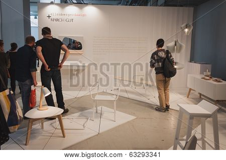 People At Ventura Lambrate Space During Milan Design Week