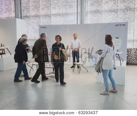 People At Ventura Lambrate Space During Milan Design Week