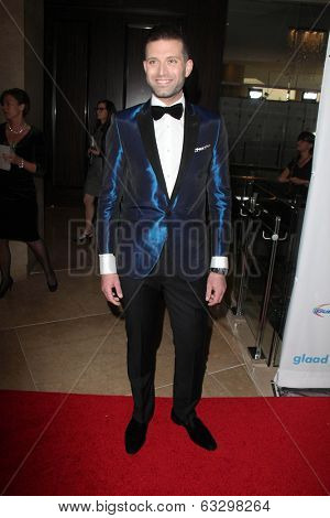 LOS ANGELES - APR 12:  Omar Sharif Jr at the GLAAD Media Awards at Beverly Hilton Hotel on April 12, 2014 in Beverly Hills, CA