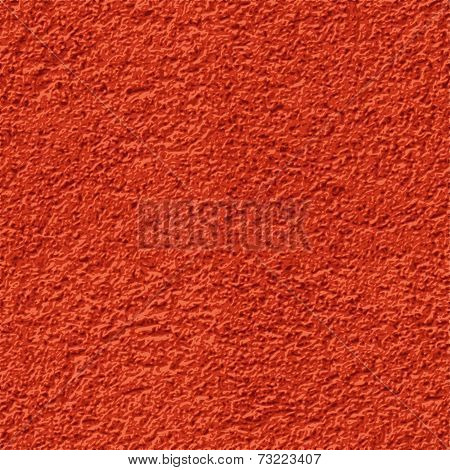 Old Brick Red Wall Is Closeup