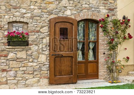 Elegant Wooden Door
