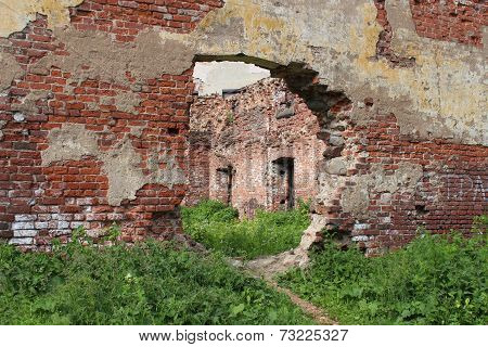 Ruins of the Old Cathedral Church in Vyborg.