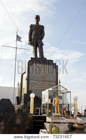 Monument to the Admiral of royal Thai fleet Prinze of Krom Luang Jumborn Khet Udomsakdi