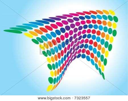พื้นหลังมีสีสันที่นามธรรม