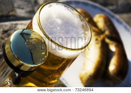 Mug Wth Gadget Bell Full Of Beer