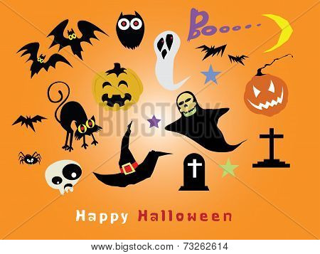 Halloween characters : High resolution jpeg included.