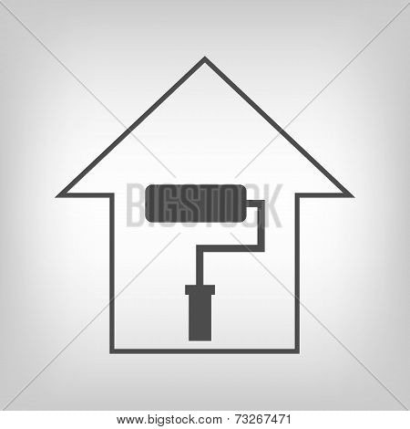 House with paddle roller