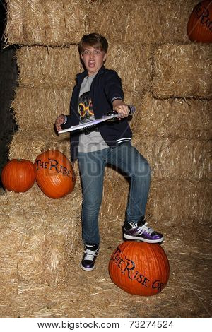LOS ANGELES - OCT 4:  Jacob Hopkins at the RISE of the Jack O'Lanterns at Descanso Gardens on October 4, 2014 in La Canada Flintridge, CA