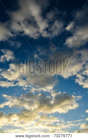 Colored Clouds at Sunrise