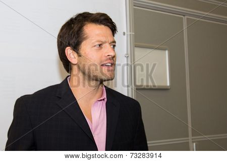 MOSCOW, RUSSIA, October 4: Actor Misha Collins  during Comic Con 2014 at The Crocus Center on October 4, 2014 in Moscow, Russia.