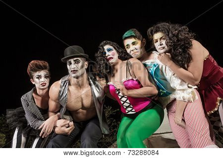 Crying Cirque Clowns