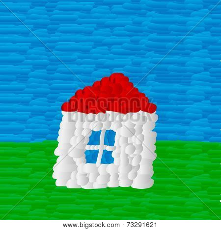 The House In The Style Of Impressionism