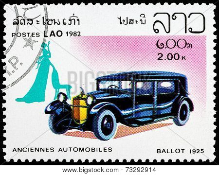 Post Stamp From Laos